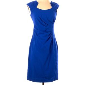 Calvin Klein Purple Cocktail Midi Dress Business Workwear Dress